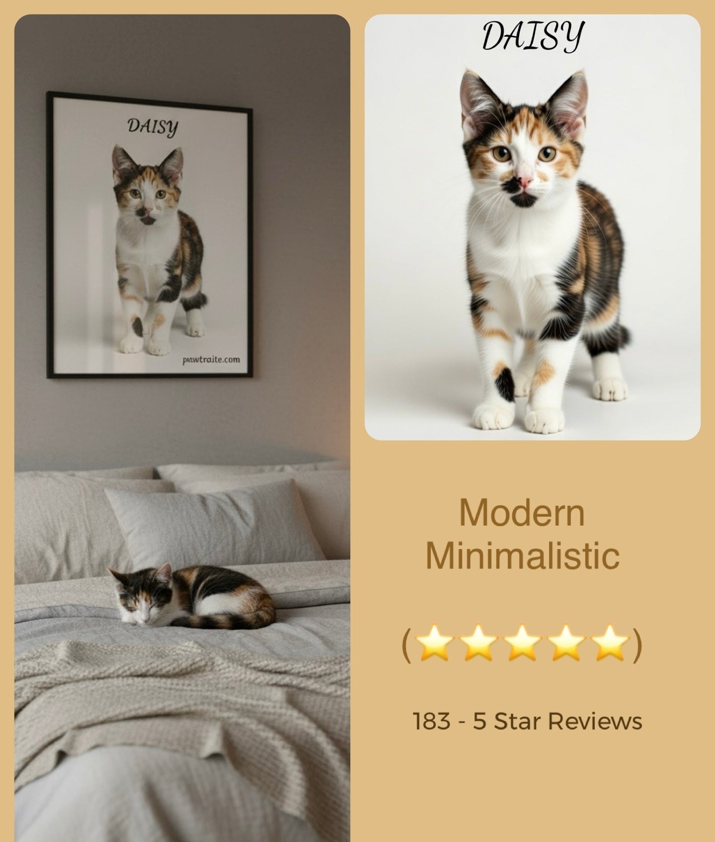 Custom Museum-Grade Pet Portrait
