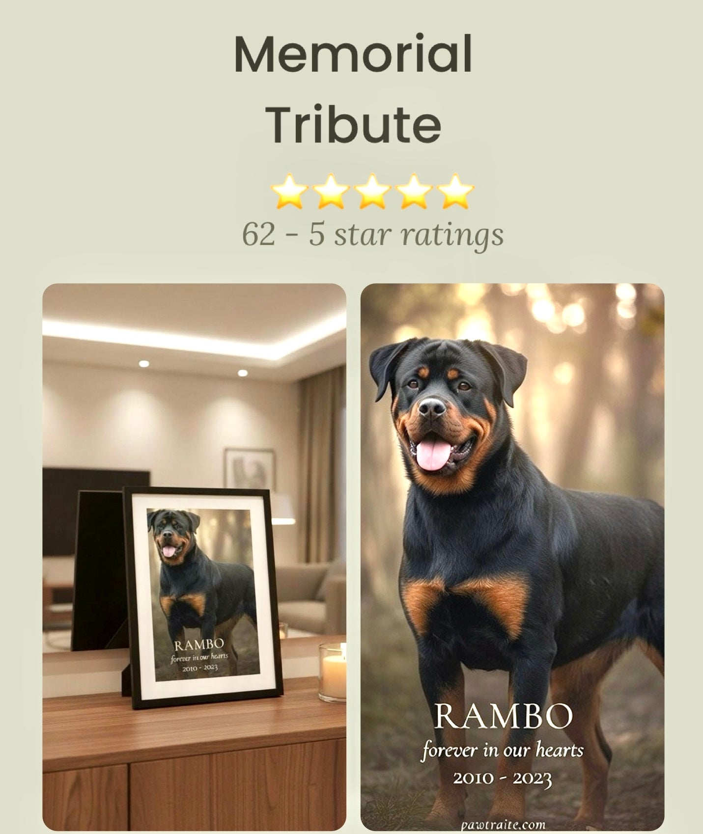 Custom Museum-Grade Pet Portrait
