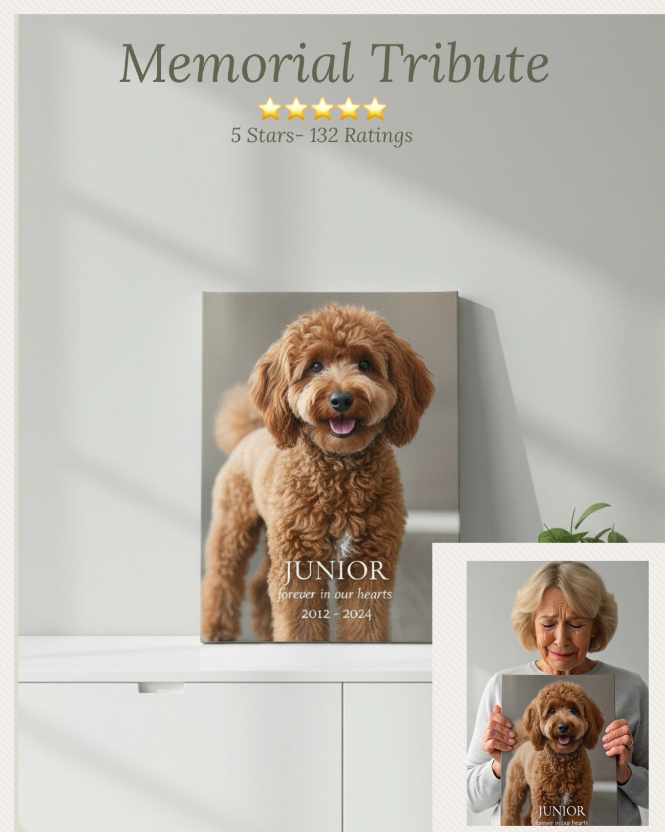 Custom Museum-Grade Pet Portrait